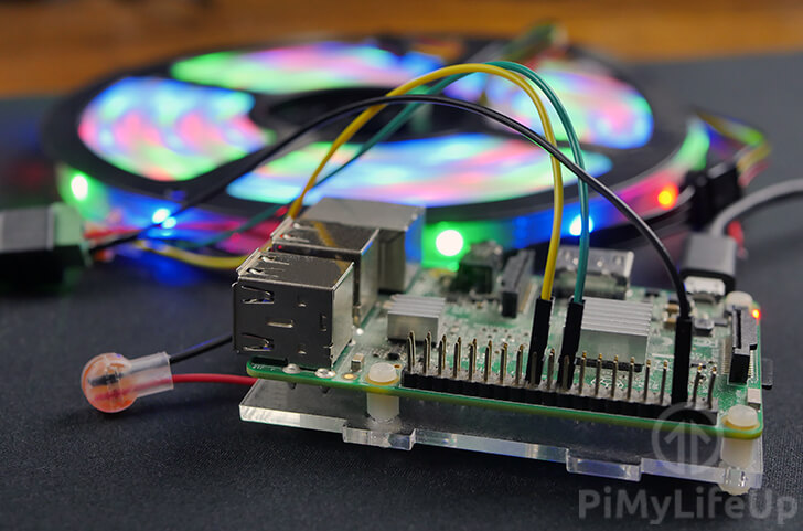树莓派如何连接控制 APA102 RGB LED 灯带？